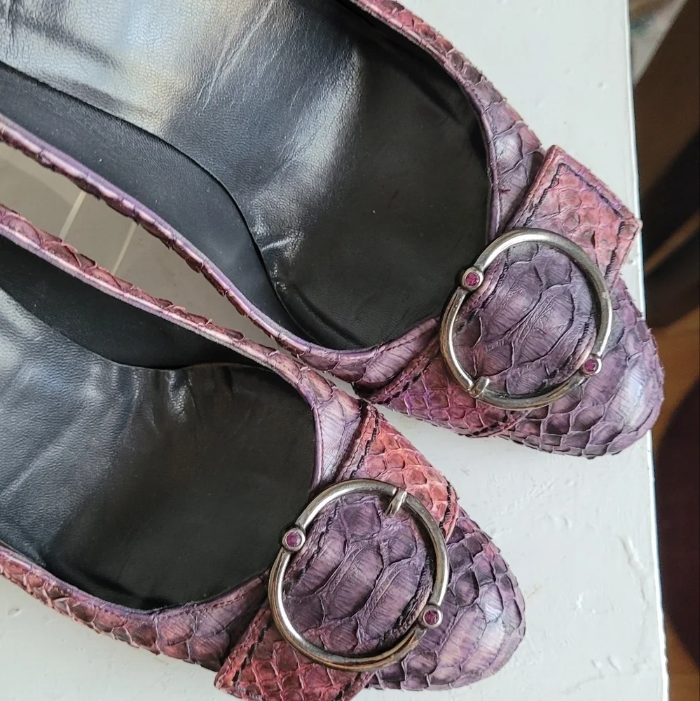 STUART Weitzman Pumps snake heels - Picture 3 of 16